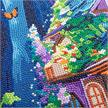 Crystal Art Kit Fantasy House 40 x 50 cm, mit Rahmen | Bild 5
