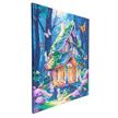 Crystal Art Kit Fantasy House 40 x 50 cm, mit Rahmen | Bild 3