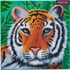 Crystal Art Kit Gentle Tiger 30 x 30 cm, mit Rahmen