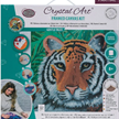 Crystal Art Kit Gentle Tiger 30 x 30 cm, mit Rahmen | Bild 5