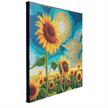 Crystal Art Kit Golden Sunflower Blooms 30 x 30 cm | Bild 4