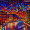 Crystal Art Kit "Grand Canal Venice" 30 x 30 cm, mit Rahmen