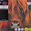 Crystal Art Kit "Highland Cow" 30 x 30 cm, mit Rahmen | Bild 4