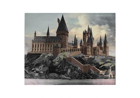 Crystal Art Kit Hogwarts Castle 40 x 50 cm