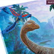 Crystal Art Kit "Jurassic Jungle" 30 x 30 cm, mit Rahmen | Bild 3