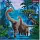 Crystal Art Kit "Jurassic Jungle" 30 x 30 cm, mit Rahmen