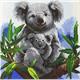 Crystal Art Kit "Koalas" 30 x 30 cm, mit Rahmen