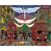 Crystal Art Kit "London Xmas Lights" LED - 40 x 50 cm, mit Rahmen