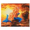 Crystal Art Kit "Mermaid Dreams" 40 x 50 cm, mit Rahmen