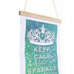 Crystal Art Kit Mini Scroll Keep Calm 20 x 30 cm | Bild 2