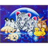 Crystal Art Kit "Moonlight Fantasy" 40 x 50 cm, mit Rahmen