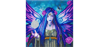 Crystal Art Kit "Mystic Aura" Anne Stokes, 30 x 30 cm, mit Rahmen