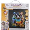 Crystal Art Kit Owl 30 x 30 cm | Bild 5