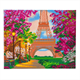 Crystal Art Kit "Paris in Spring" 40 x 50 cm, mit Rahmen