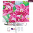 Crystal Art Kit 'Petals in Pink' 40 x 50 cm, mit Rahmen | Bild 6