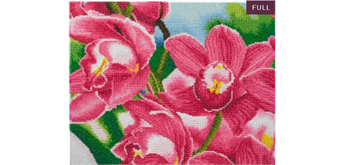 Crystal Art Kit 'Petals in Pink' 40 x 50 cm, mit Rahmen