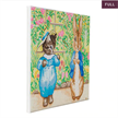 Crystal Art Kit "Peter Rabbit and Tom Kitten", 40 x 50 cm, mit Rahmen | Bild 2