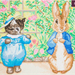Crystal Art Kit "Peter Rabbit and Tom Kitten", 40 x 50 cm, mit Rahmen | Bild 4