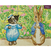 Crystal Art Kit "Peter Rabbit and Tom Kitten", 40 x 50 cm, mit Rahmen