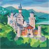 Crystal Art Kit Schloss Neuschwanstein 40 x 50 cm mit Rahmen
