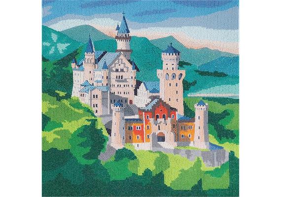 Crystal Art Kit Schloss Neuschwanstein 40 x 50 cm mit Rahmen