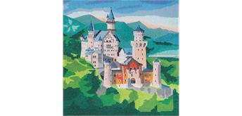 Crystal Art Kit Schloss Neuschwanstein 40 x 50 cm mit Rahmen