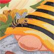 Crystal Art Kit Scroll Honey Bee Gnome 35 x 45 cm | Bild 3