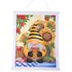 Crystal Art Kit Scroll Honey Bee Gnome 35 x 45 cm