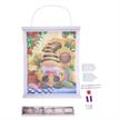 Crystal Art Kit Scroll Honey Bee Gnome 35 x 45 cm | Bild 2