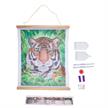 Crystal Art Kit Scroll Tiger 35 x 45 cm | Bild 2