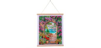 Crystal Art Kit Scroll Window to Paradise 35 x 45 cm