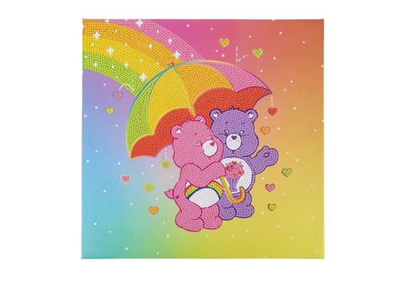Crystal Art Kit Showered with Love, 30 x 30 cm
