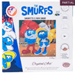 Crystal Art Kit "Smurfette und Papa Smurf" 30 x 30 cm, mit Rahmen | Bild 4