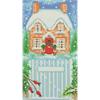 Crystal Art Kit "Snowy House 2" 40 x 22 cm