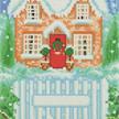 Crystal Art Kit "Snowy House" 3-teilig | Bild 2