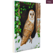 Crystal Art Kit "Snowy Owl" 30 x 30 cm, mit Rahmen | Bild 2