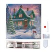 Crystal Art Kit Snowy Paradise 30 x 30 cm | Bild 5