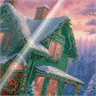 Crystal Art Kit Snowy Paradise 30 x 30 cm | Bild 3
