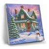 Crystal Art Kit Snowy Paradise 30 x 30 cm