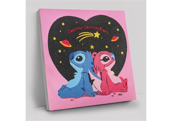 Crystal Art Kit Stitch & Angel: Cosmic Connection, 30 x 30 cm Crystal Art Kit Stitch & Angel: Cosmic Connection, 30 x 30 cm
