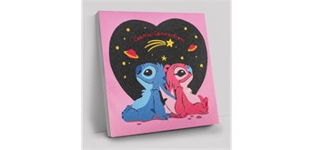 Crystal Art Kit Stitch & Angel: Cosmic Connection, 30 x 30 cm