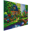 Crystal Art Kit "Stoney Creek Cottage" Thomas Kinkade, 40 x 90 cm, mit Rahmen | Bild 2