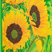 Crystal Art Kit Sunflower Joy 30 x 30 cm, mit Rahmen | Bild 2