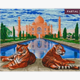 Crystal Art Kit "Taj Mahal Tigers" 40 x 50 cm, mit Rahmen