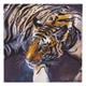 Crystal Art Kit "The Tiger" 70 x 70 cm, mit Rahmen