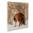 Crystal Art Kit "Tiger im Winter" 40 x 50 cm, mit Rahmen | Bild 2