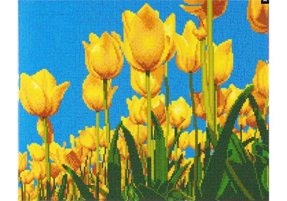 Crystal Art Kit "Tulips" 40 x 50 cm, mit Rahmen