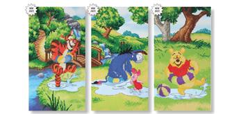 Crystal Art Kit 3 units of 3 Disney triptych designs