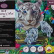 Crystal Art Kit "White Tiger Temple" 40 x 50 cm, mit Rahmen | Bild 4