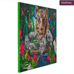Crystal Art Kit "White Tiger Temple" 40 x 50 cm, mit Rahmen | Bild 3